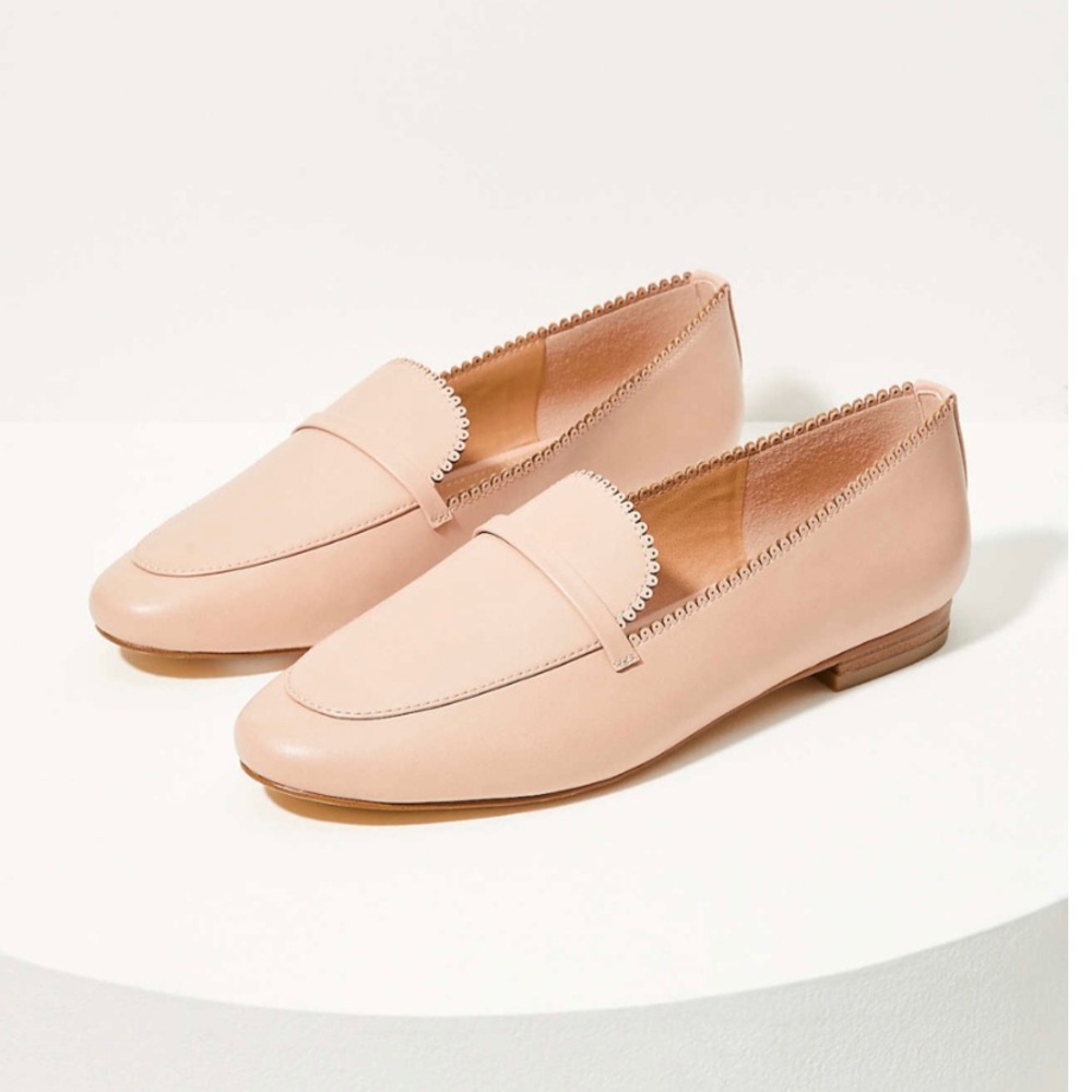 Pink loft loafers